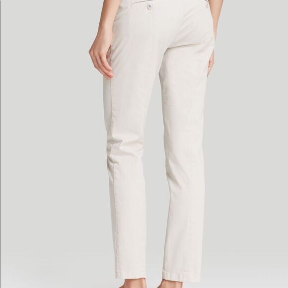 WEEKEND Max Mara Chino Audrey tan beige taupe pants size 8 - Picture 5 of 15